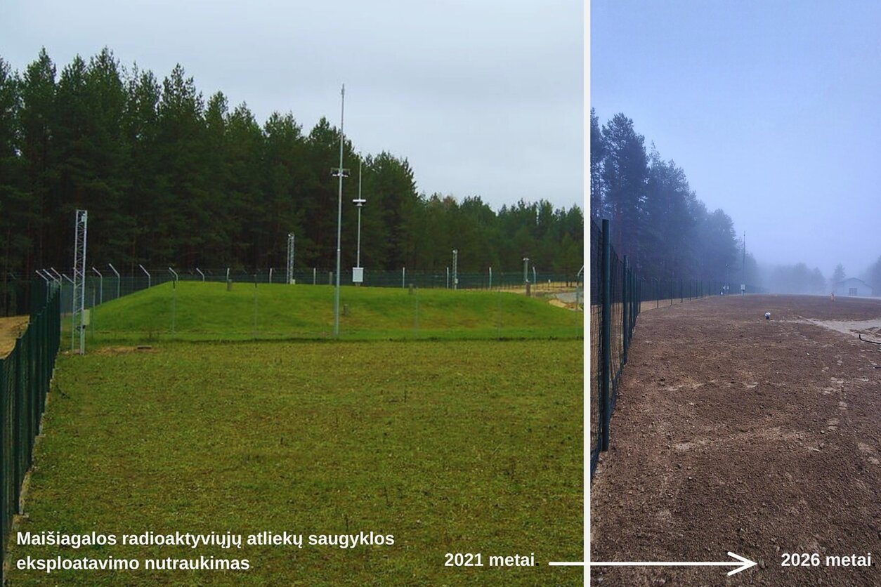 Maišiagalos radioaktyviųjų atliekų saugyklos uždarymo darbai