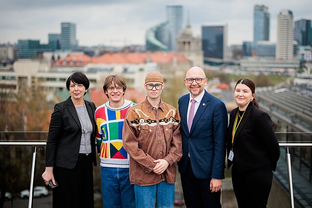 Lion Ceccah apsilankė Užsienio reikalų ministerijoje