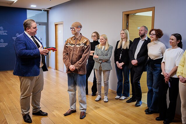 Lion Ceccah apsilankė Užsienio reikalų ministerijoje