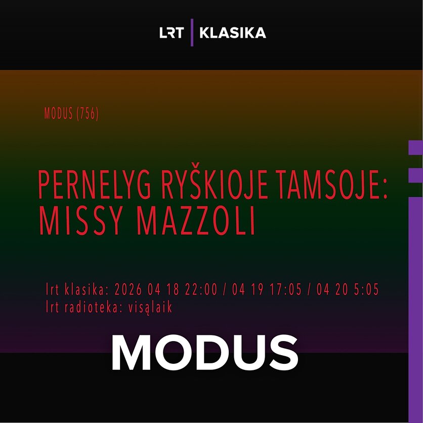 Pernelyg ryškioje tamsoje: Missy Mazzoli