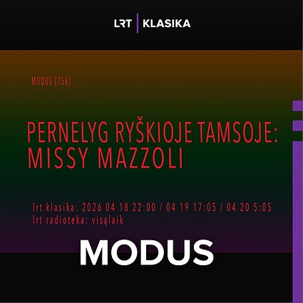 Pernelyg ryškioje tamsoje: Missy Mazzoli