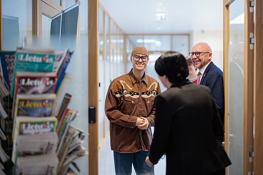 Lion Ceccah apsilankė Užsienio reikalų ministerijoje
