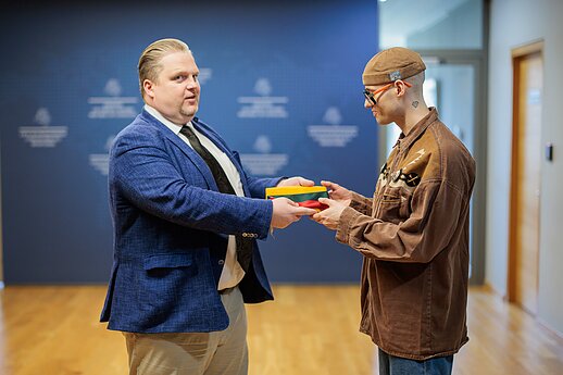 Lion Ceccah apsilankė Užsienio reikalų ministerijoje