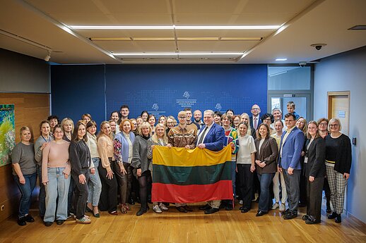 Lion Ceccah apsilankė Užsienio reikalų ministerijoje