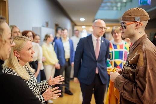 Lion Ceccah apsilankė Užsienio reikalų ministerijoje
