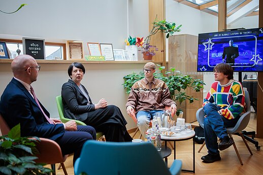 Lion Ceccah apsilankė Užsienio reikalų ministerijoje