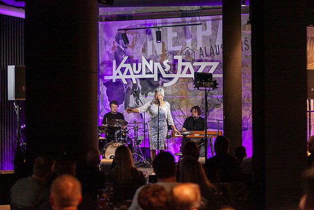 Festivalio „Kaunas Jazz“ akimirka