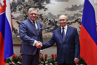 Robertas Fico ir Vladimiras Putinas