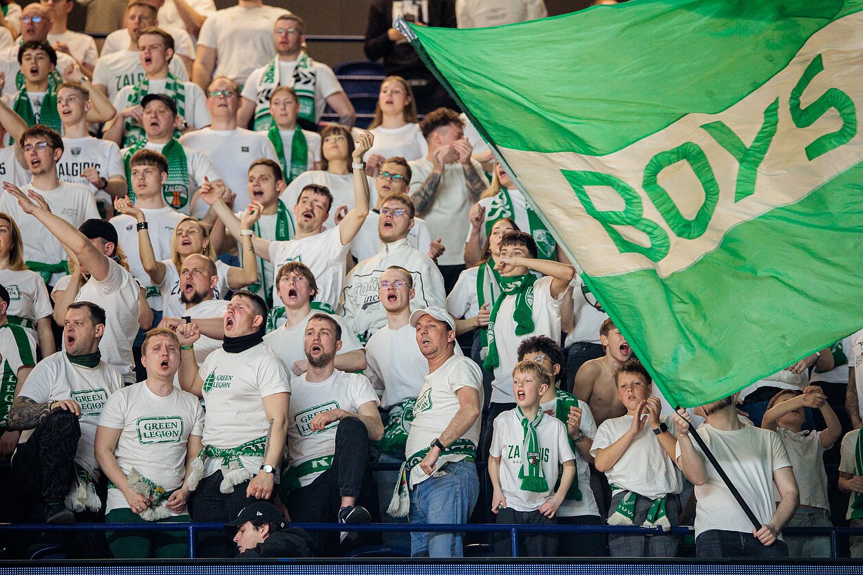 „Žalgirio“ sirgaliai. LKL: Vilniaus „Rytas“ – Kauno „Žalgiris“