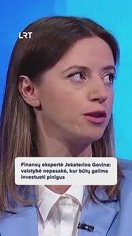 Finansų ekspertė: valstybė nepasakė, kur būtų galima investuoti pinigus