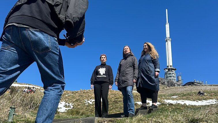 „Sutartronica“ viešnagės Prancuzijoje akimirka