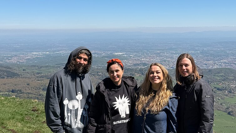 „Sutartronica“ viešnagės Prancuzijoje akimirka