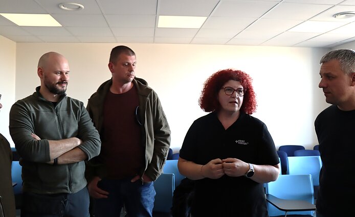 Iš Ukrainos grįžę medikai