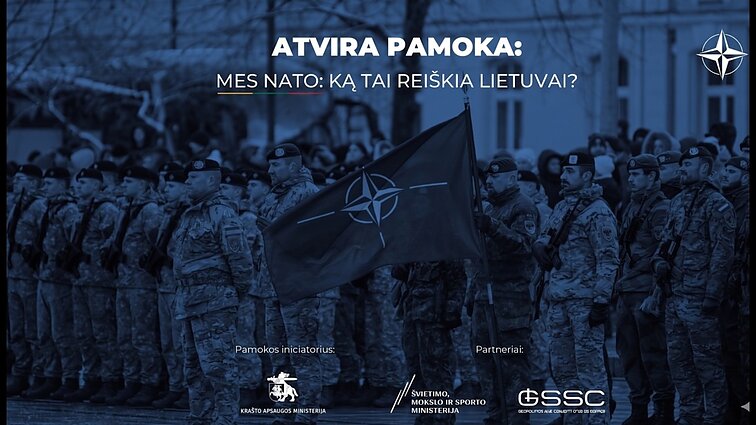 Atvira pamoka „Mes NATO: ką tai reiškia Lietuvai?“