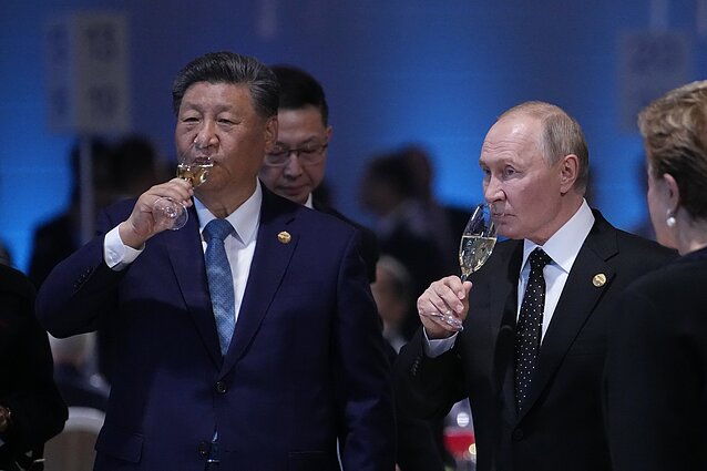Xi Jinpingas ir Vladimiras Putinas