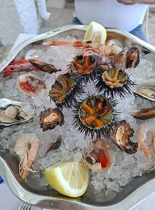 Jūros gėrybių rinkinys Gargano pakrantėje