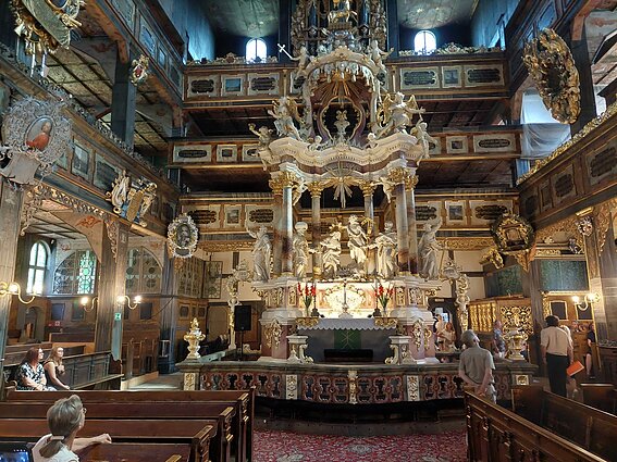 Svidnicos Taikos bažnyčios vidus