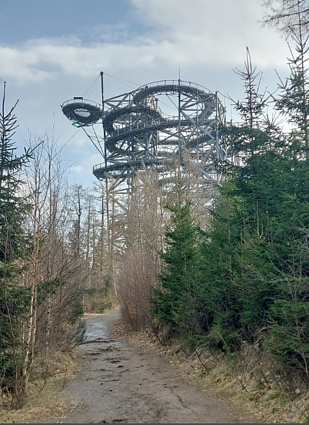 Aukščiausias Lenkijoje apžvalgos bokštas Karkonošėje