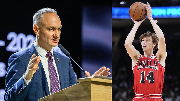 „Mūsų tikslas jį turėti, nėra kalbų“: Balčiūnas vasarą rinktinėje tikisi išvysti ir Buzelį