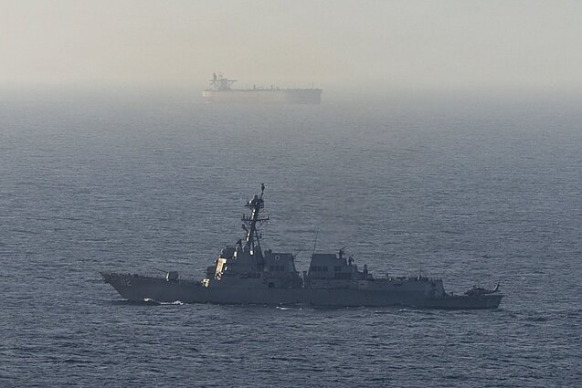 JAV vykdoma Irano jūrų blokada
