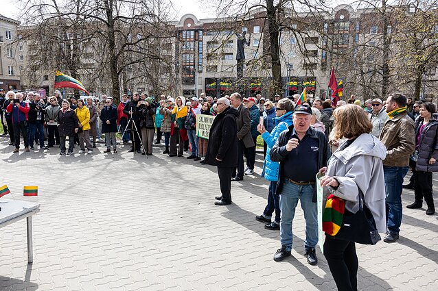 Protestas prieš Kapčiamiesčio poligoną
