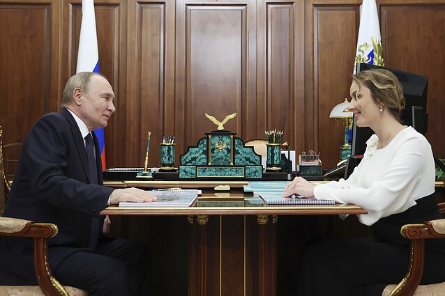 Vladimiras Putinas ir Maria Lvova-Belova