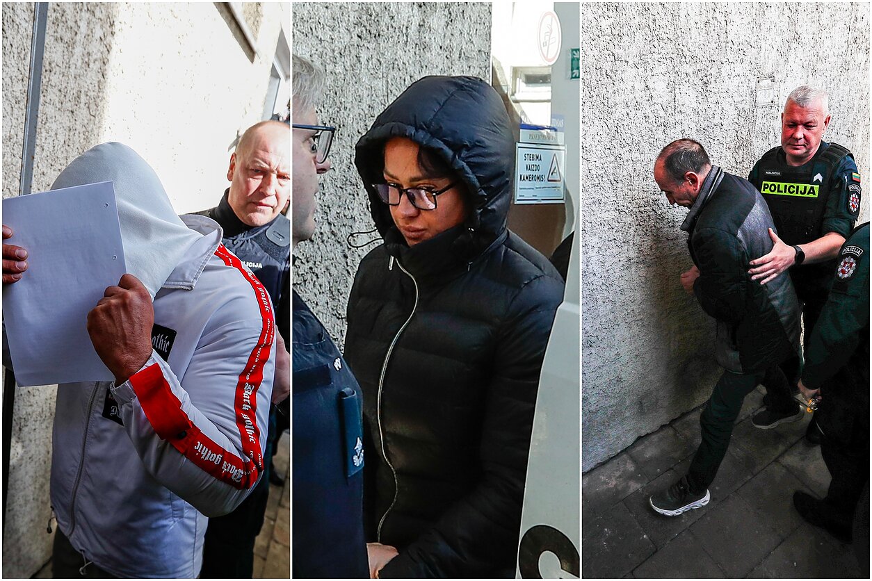 Paramediko nužudymo byla: 3 įtariamieji atvežti į teismą, buvusi žmona kaltės nepripažįsta