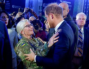 Princas Harry atvyko į Kyjivo saugumo forumą