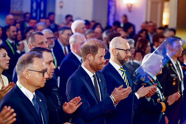 Princas Harry atvyko į Kyjivo saugumo forumą