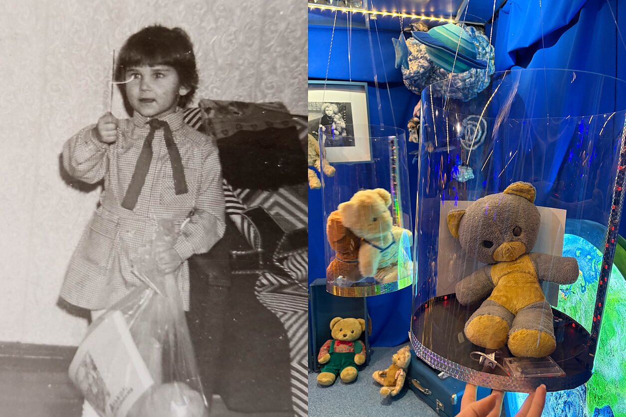 Eglė ir jos meškutis 1984 m. ir dabar