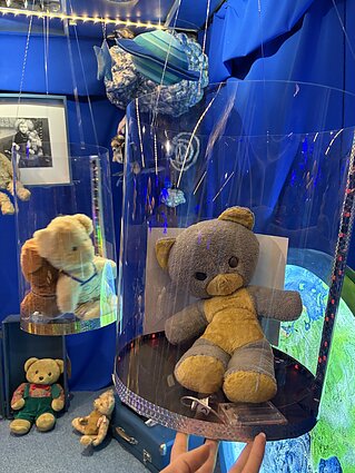 Eglės meškutis tapo Meškinų muziejaus dalimi