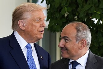 Donaldas Trumpas ir Nikolas Pašinianas