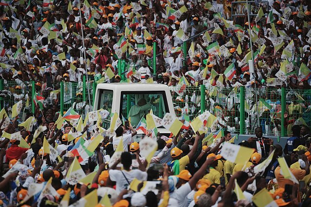 Popiežius Leonas XIV Pusiaujo Gvinėjoje