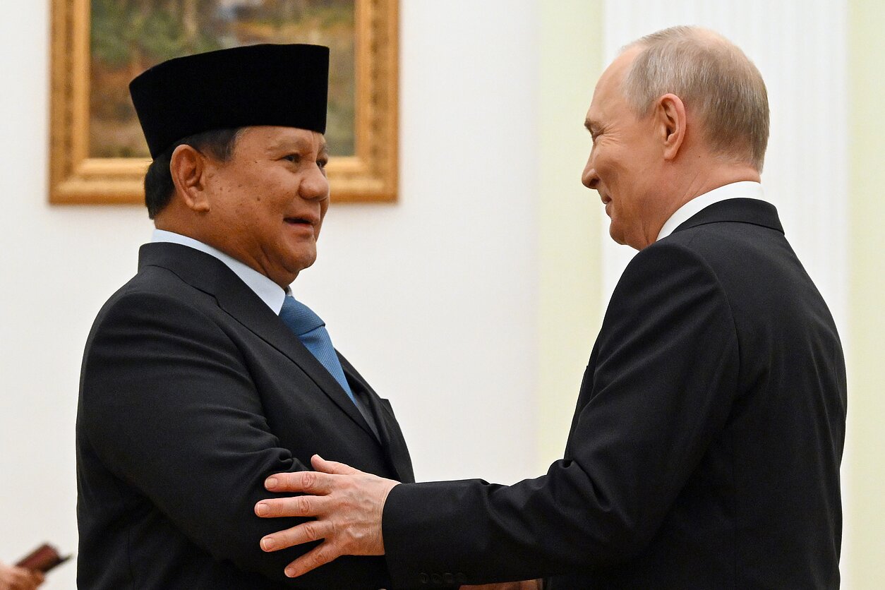 Prabowas Subiantas ir Vladimiras Putinas