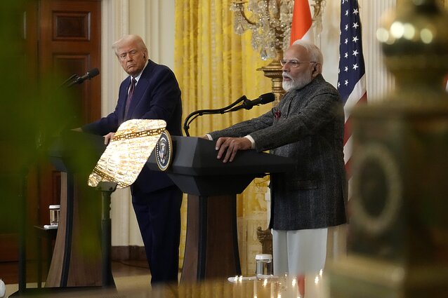 Donaldas Trumpas ir Narendra Modi