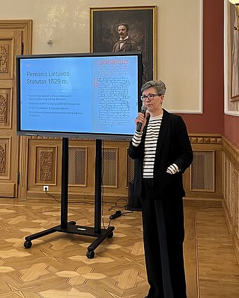 Diskusija „Teisingumo stulpai“ Plungėje, Lirija Steponavičienė