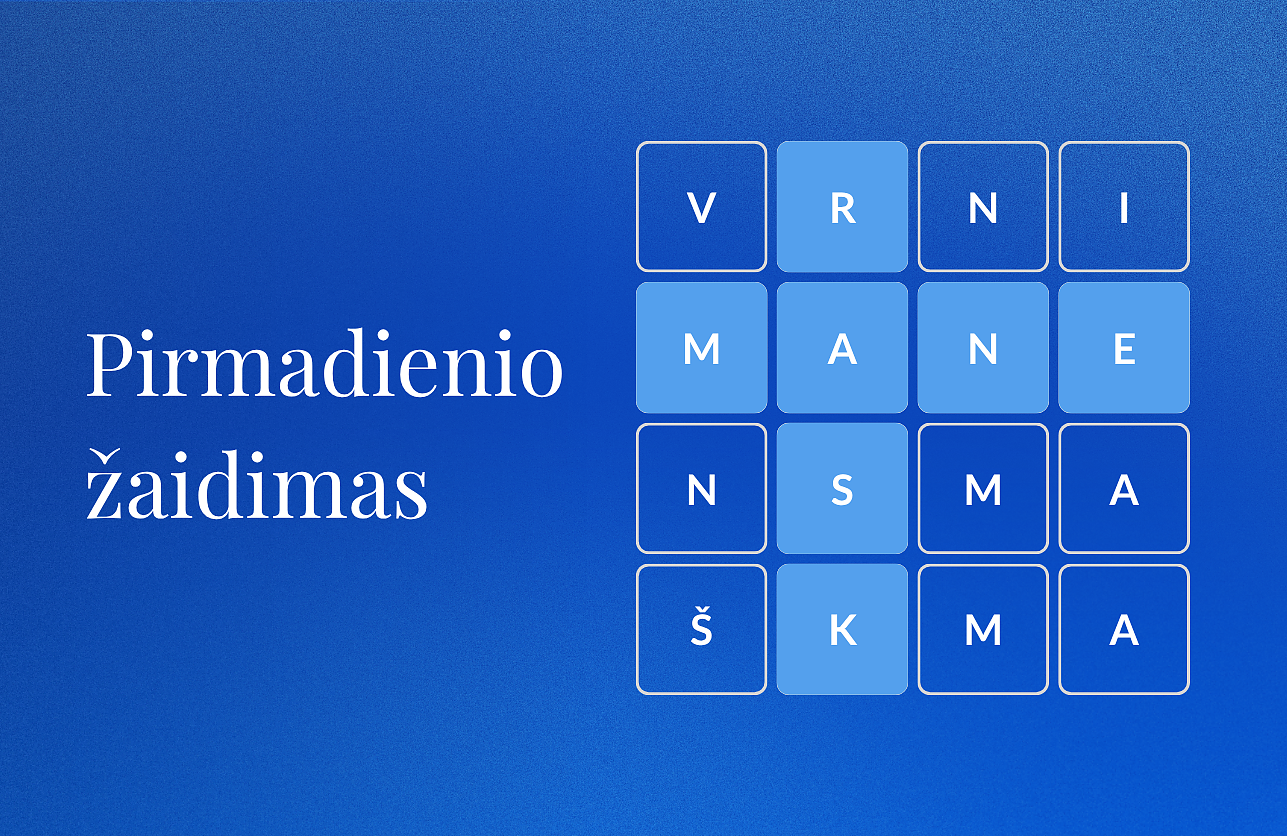 „Rask žodį“ / Pirmadienis