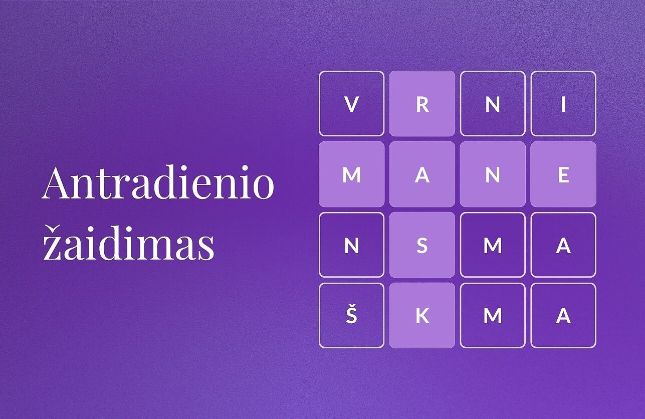 „Rask žodį“ / Antradienis