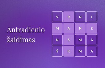 „Rask žodį“ / Antradienis