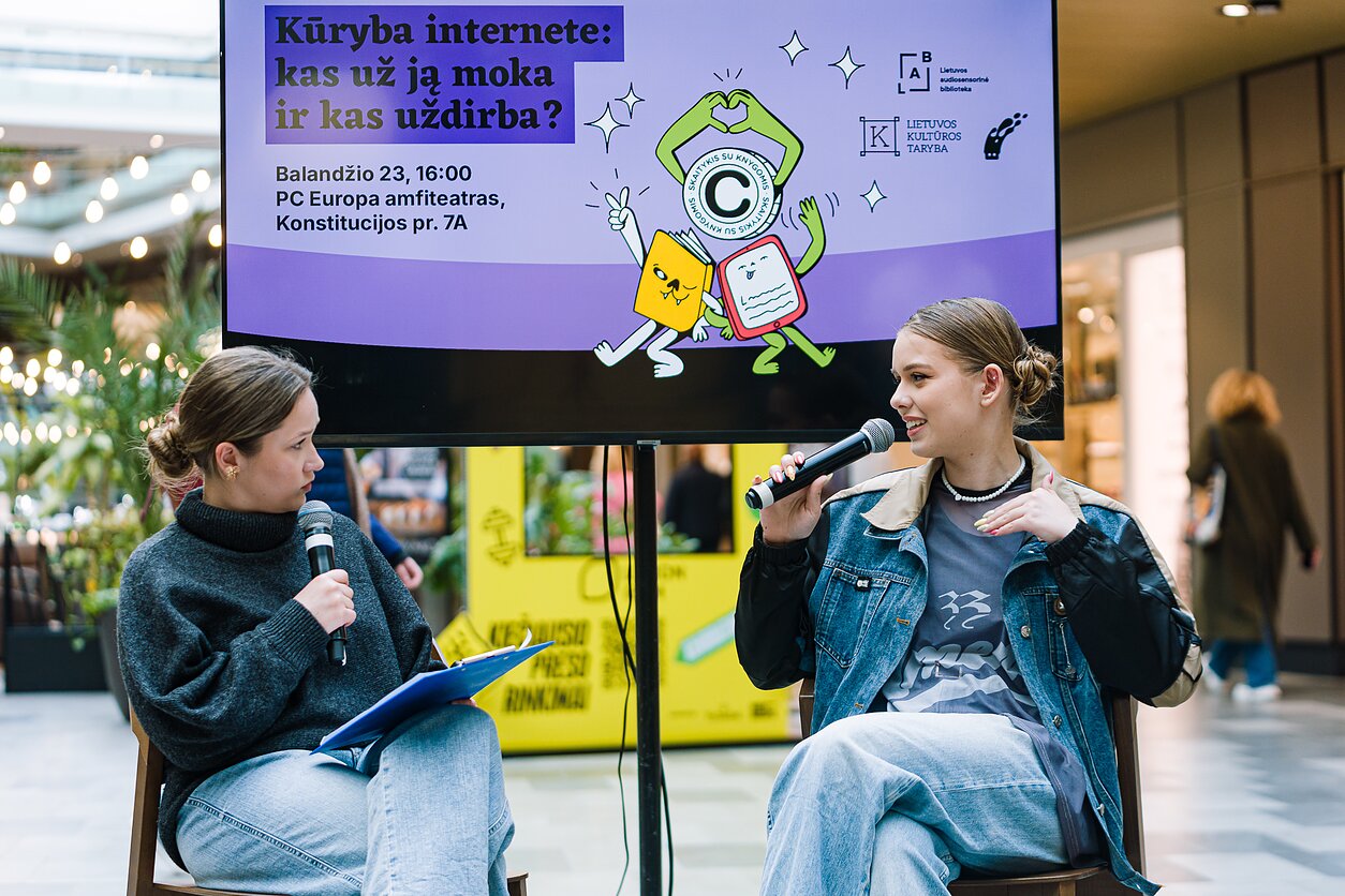 Diskusija „Kūryba internete: kas už ją moka ir kas uždirba?“