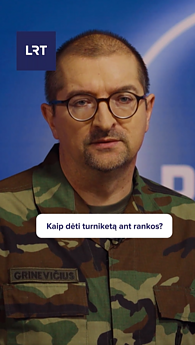 Kaip dėti turniketą ant rankos?