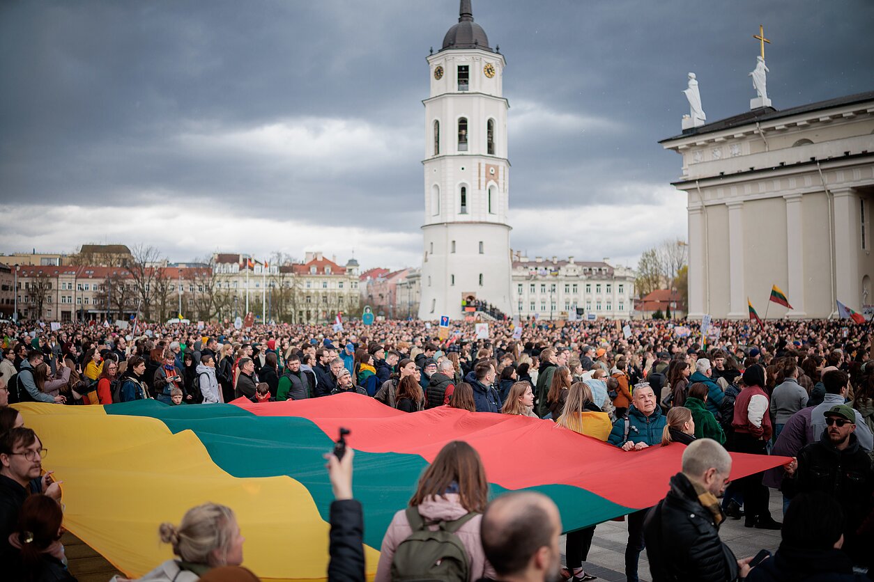 Protestas „Šalin rankas nuo laisvo žodžio. Nepasiduosime“
