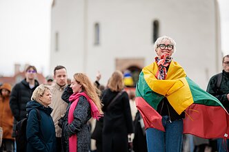 Protestas „Šalin rankas nuo laisvo žodžio. Nepasiduosime“