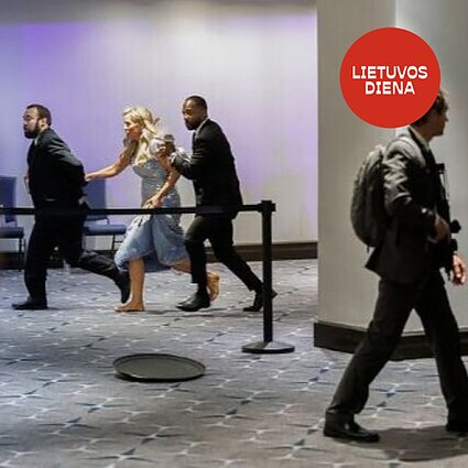  Šūviai Baltųjų rūmų korespondentų vakarienės metu 