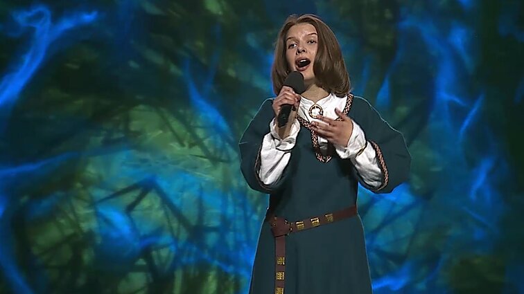 Dainų dainelė 2026. Akvilė Liaudanskaitė – „Tu paukštuke mėlynoji”