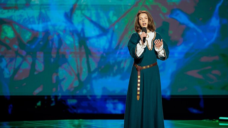 Dainų dainelė 2026. Akvilė Liaudanskaitė – „Tu paukštuke mėlynoji”