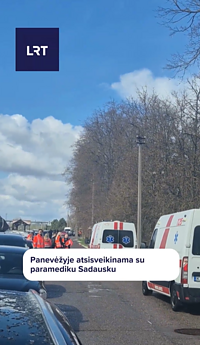 Panevėžyje atsisveikinama su paramediku Sadausku