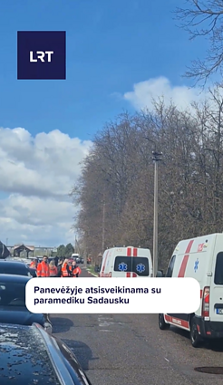 Panevėžyje atsisveikinama su paramediku Sadausku