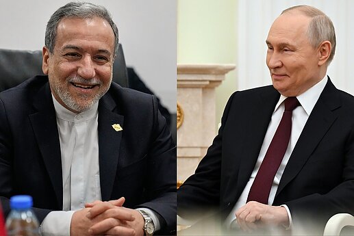 Abbas Araghchi, Władimir Putin