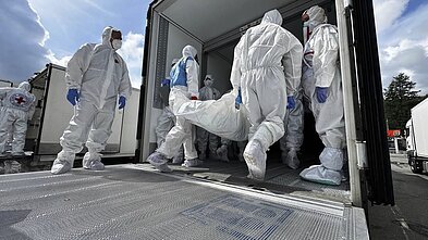 Į Ukrainą Rusija grąžina karių kūnus